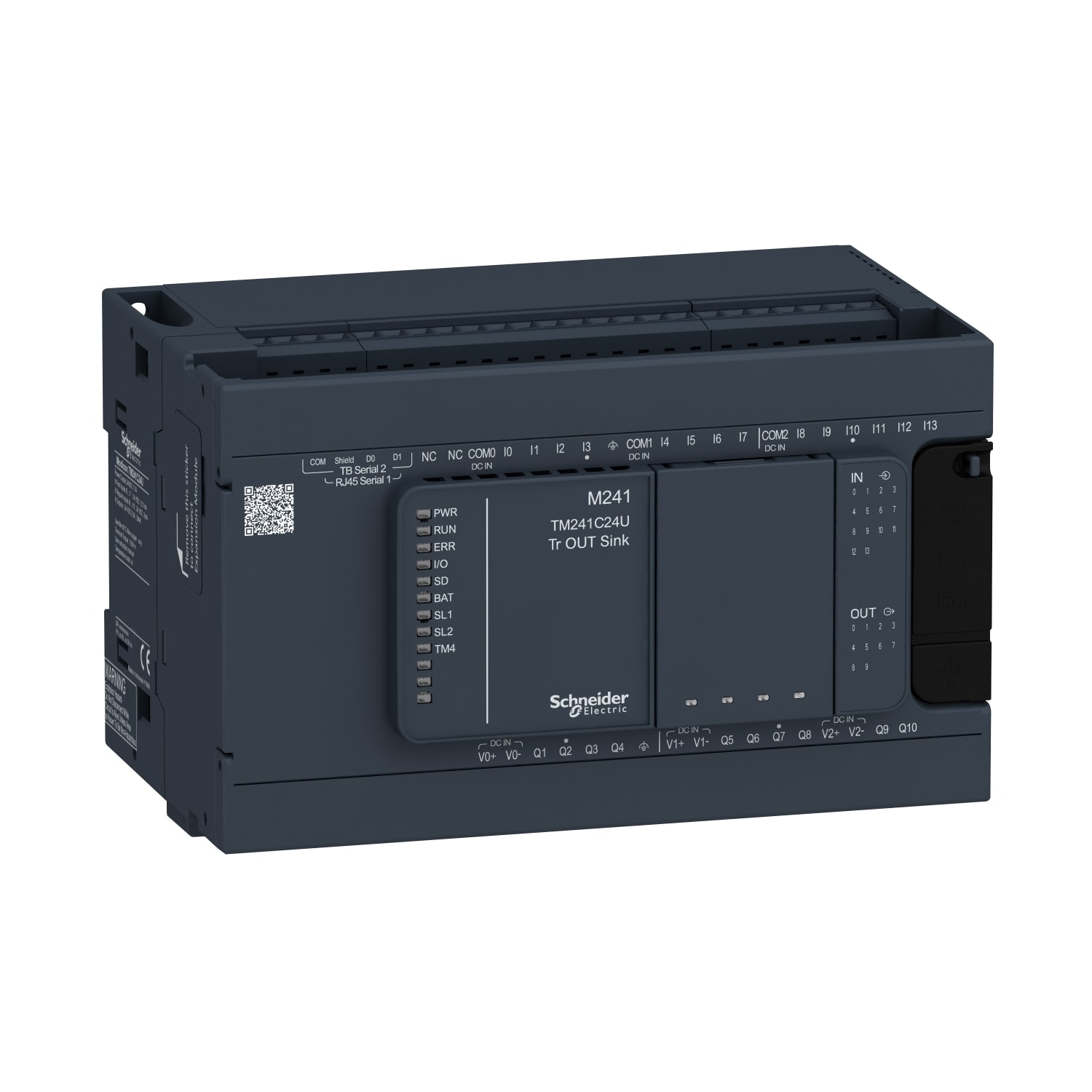 SCHNEIDER ELECTRIC - SNRTM241C24U CONTROLLORE M241 24 I/O TR NPN