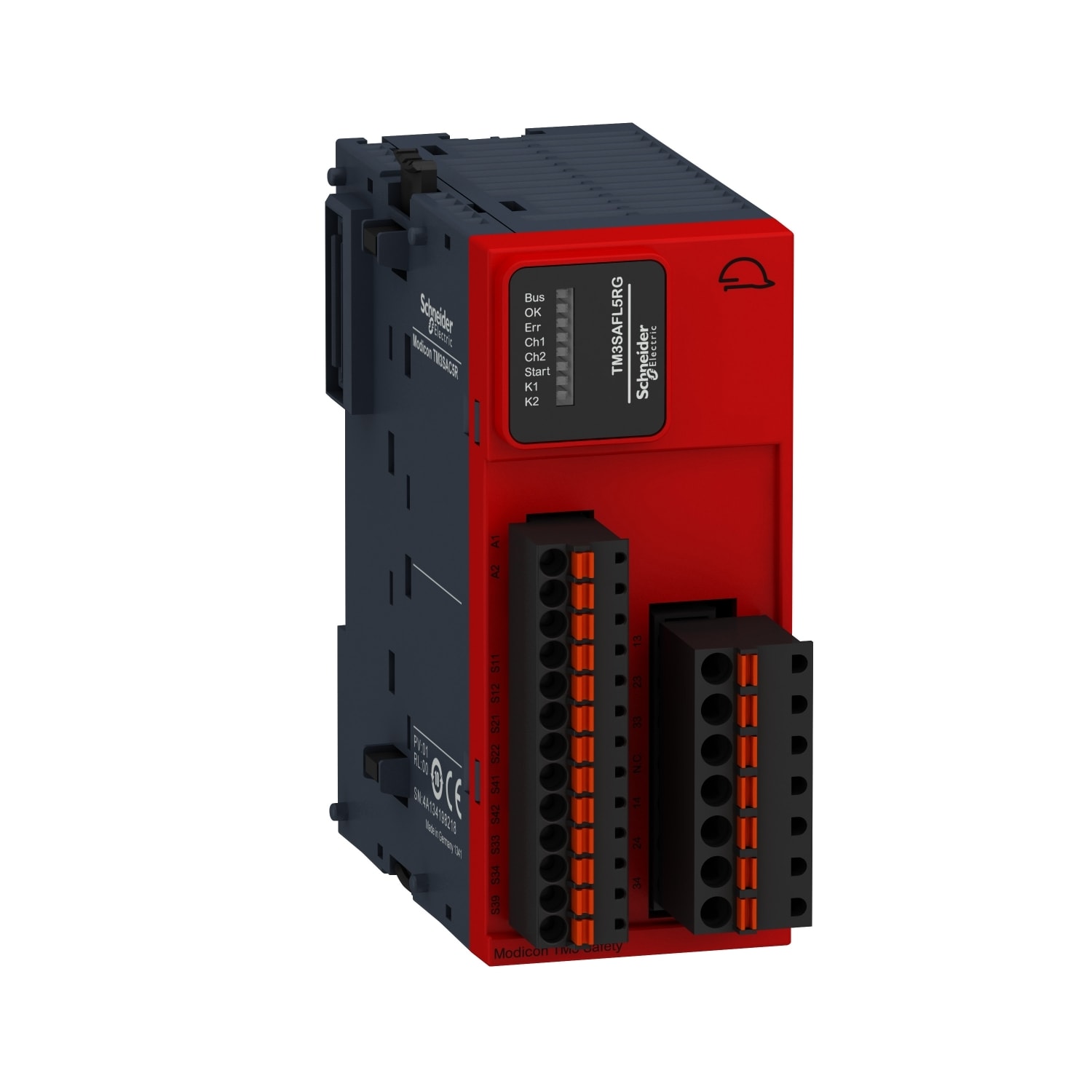 SCHNEIDER ELECTRIC - SNRTM3SAFL5RG Modulo TM3 safety barr.m.molla