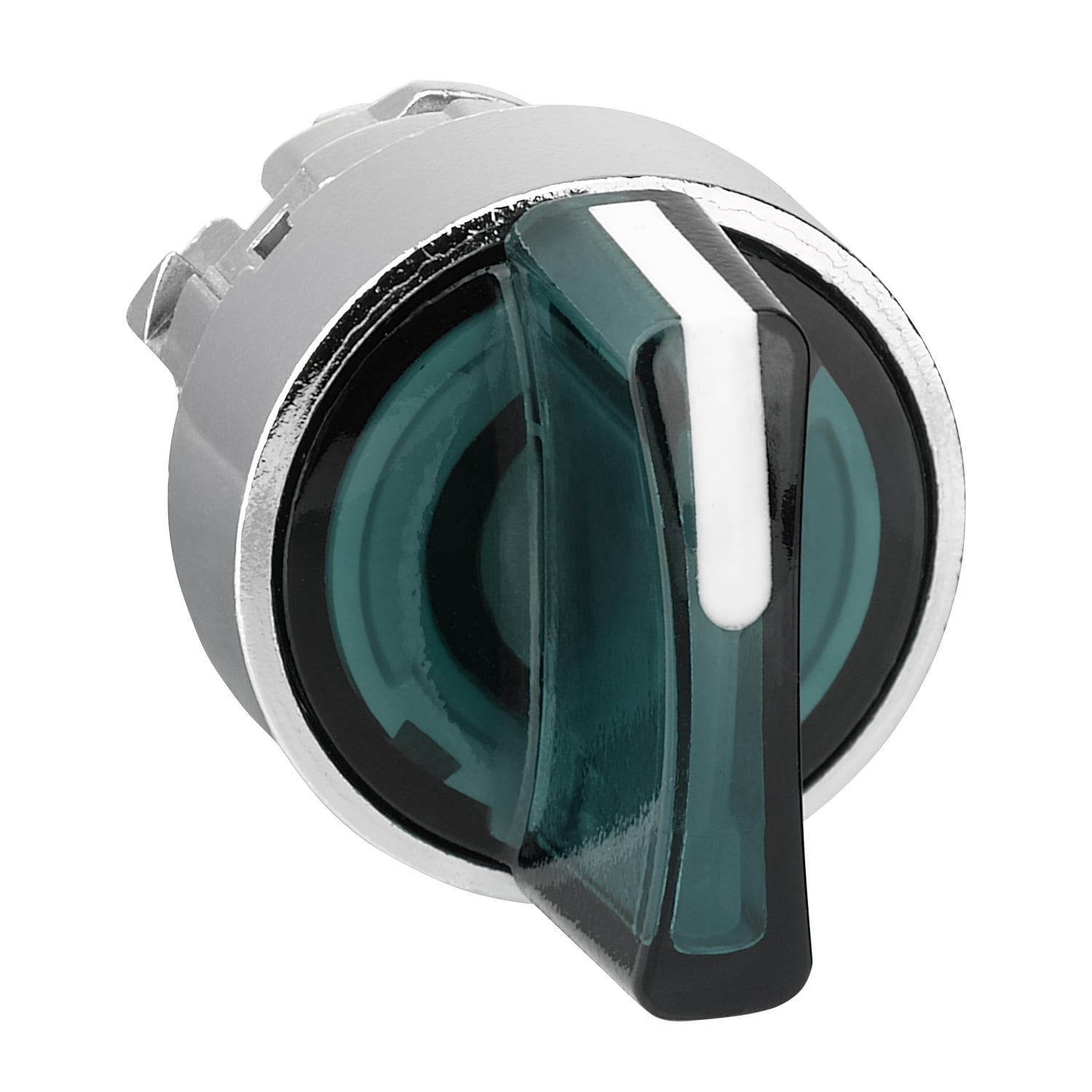 SCHNEIDER ELECTRIC - SNRZB4BK1833 Testa selettore luminoso - 3 posiz. Ø22 - verde- per LED universale