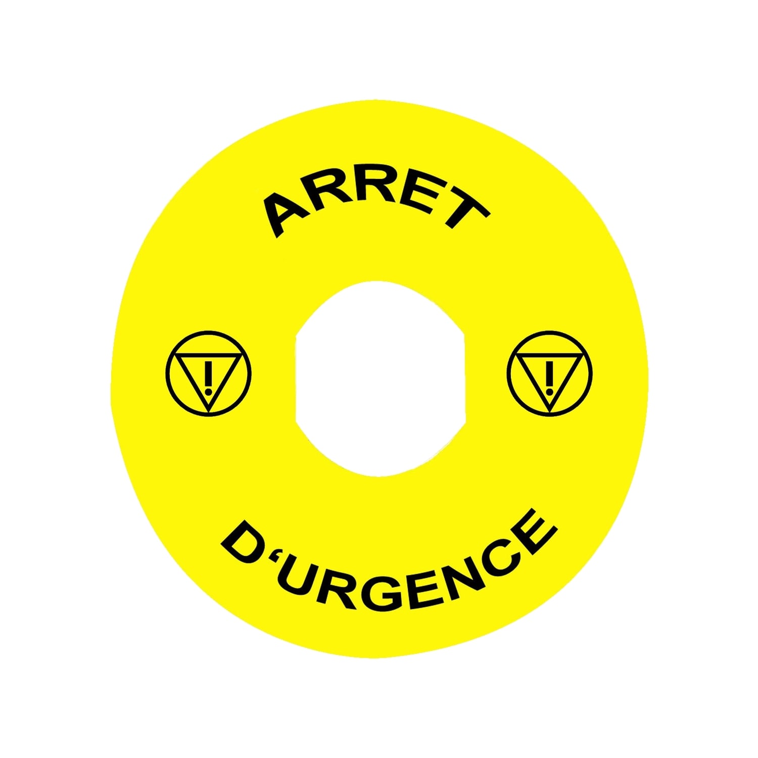 SCHNEIDER ELECTRIC - SNRZBY8130 ETICHETTA ARRET D URGENCE