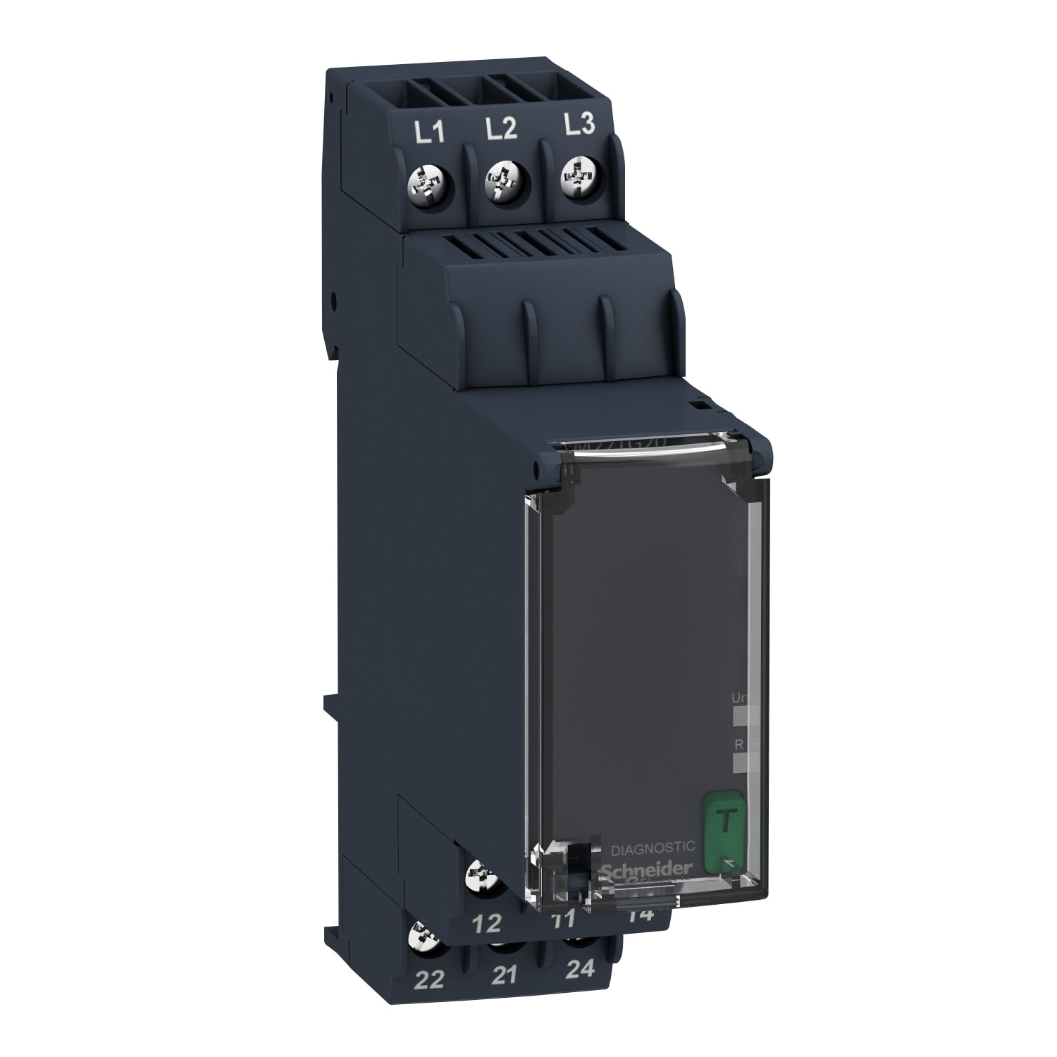 SCHNEIDER ELECTRIC - SNRRM22TG20 Relè di misura e controllo reti trifasi, sequenza delle fasi e assenza di fase 183…528Vac, 2 NC/NO 8A