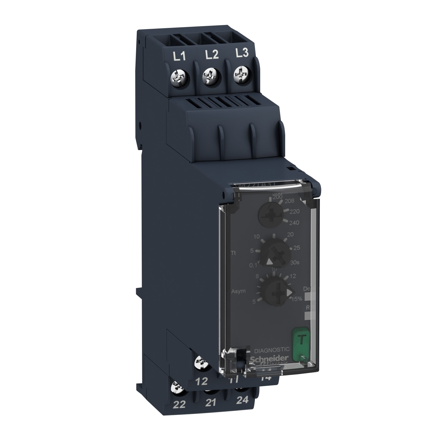 SCHNEIDER ELECTRIC - SNRRM22TA31 RELE CONTROLLO TENSIONE 200-240V