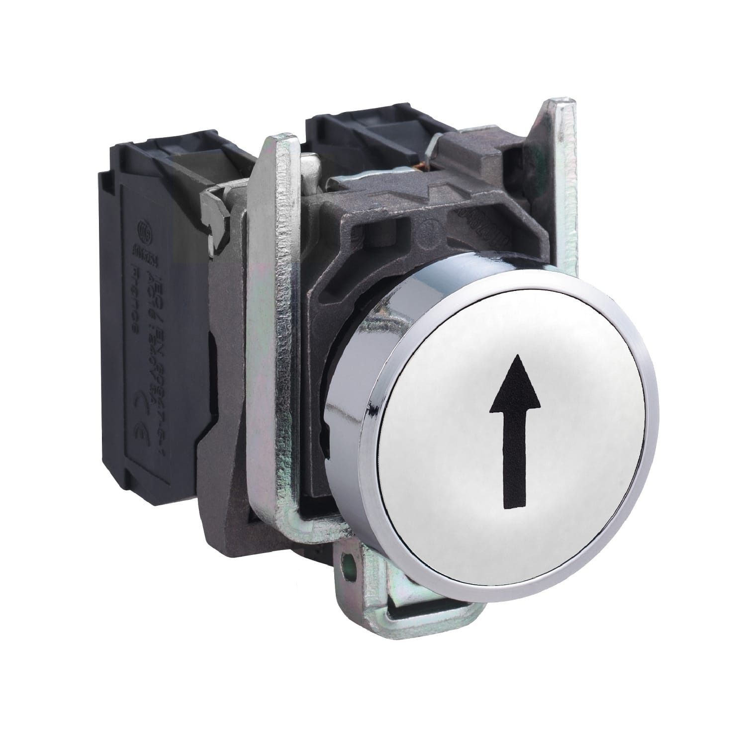 SCHNEIDER ELECTRIC - SNRXB4BA3341 Pulsante bianco Ø22 filoghiera ad impulso - FRECCIA SU - 1NO