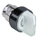 SCHNEIDER ELECTRIC - SNRZB5AK1713 Testa selettore luminoso - 3 posiz. Ø22 - bianco- per LED universale