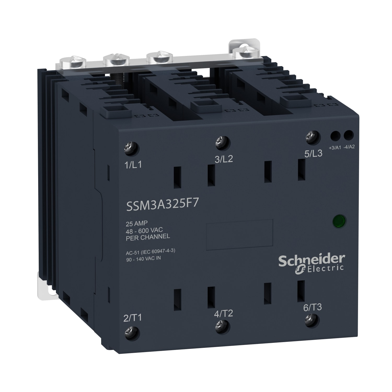 SCHNEIDER ELECTRIC - SNRSSM3A325P7 RELE STATICO 25A TRIFASE DIN