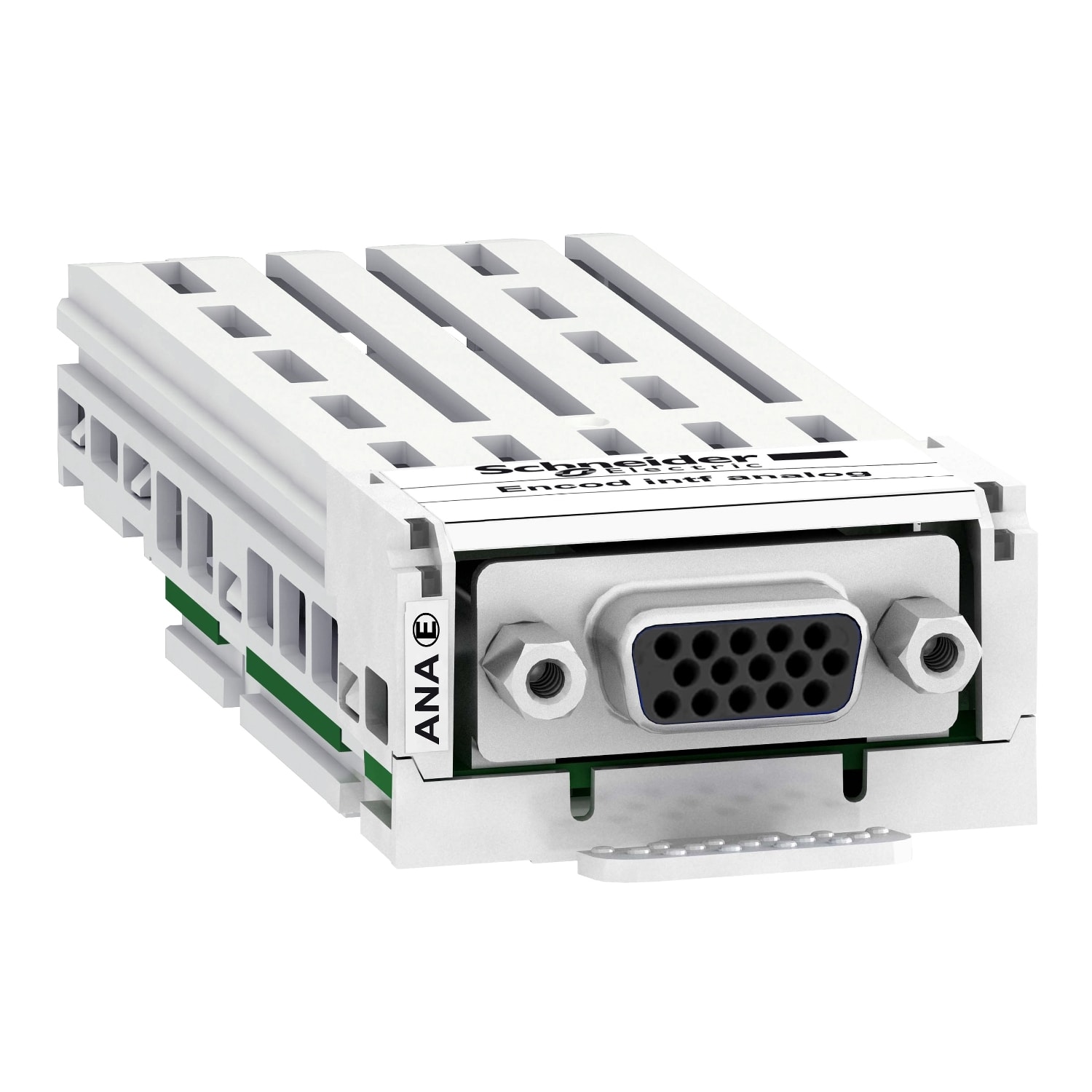 SCHNEIDER ELECTRIC - SNRVW3A3422 Modulo di interfaccia encoder analogico, Altivar, 5-24V, 1 connettore femmina SUB D15