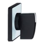 SCHNEIDER ELECTRIC - SNRKBG3H Testa commut 45 x 45mm - metalliz. - leva nera - etichetta neutra da incidere