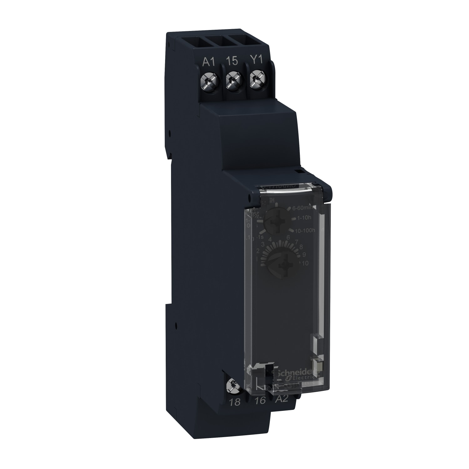 SCHNEIDER ELECTRIC - SNRRE17RAMU Relè temporizzato RIT ECC. - 1 S..100 H - 24..240V AC - 1 NC/NO