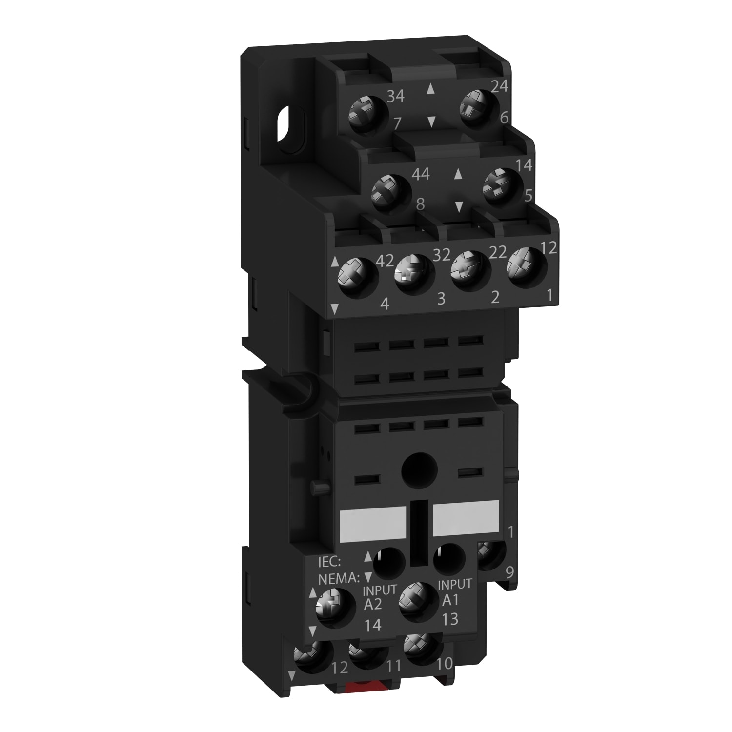 SCHNEIDER ELECTRIC - SNRRXZE2M114 Base RXZ - contatto misto - -10A - < 250V - term. a vite - per relè RXM2.., RXM4