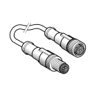 YAGEO TMSS ITALY SRL - TSIXZCR1511040A2 CAVO PUR M12 M 3 PIN, M12 F 3 PIN 2M