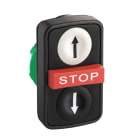 SCHNEIDER ELECTRIC - SNRZB5AA71124 TESTA PULSANTE A TRIPLO TASTO FRECCE
