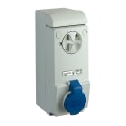 SCHNEIDER ELECTRIC - SNR83042 Wandsteckdose verriegelt, 32A, 2p+E, 200