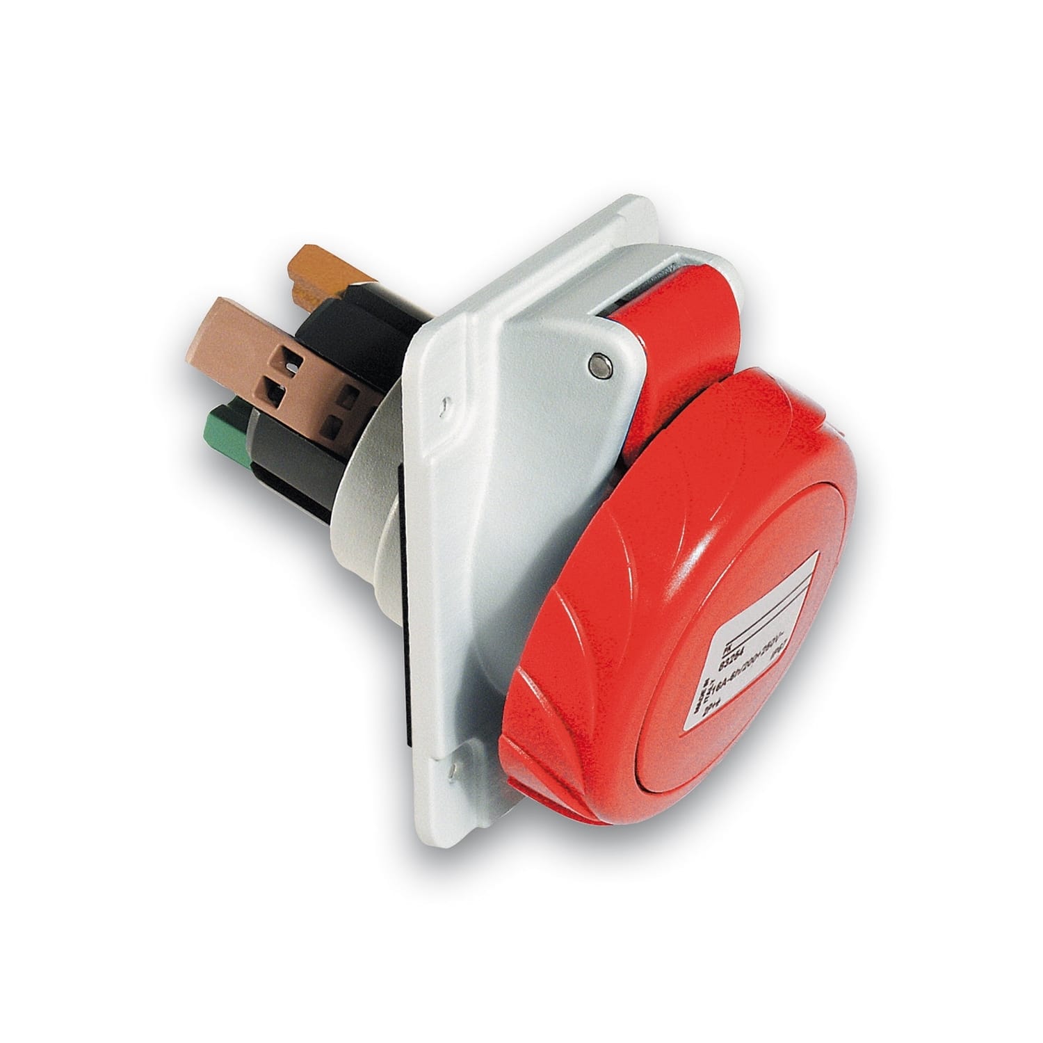 SCHNEIDER ELECTRIC - SNRPKY16F735 Presa fissa BT da incasso inclinata IP67 16A 380V 3PNT cablaggio rapido