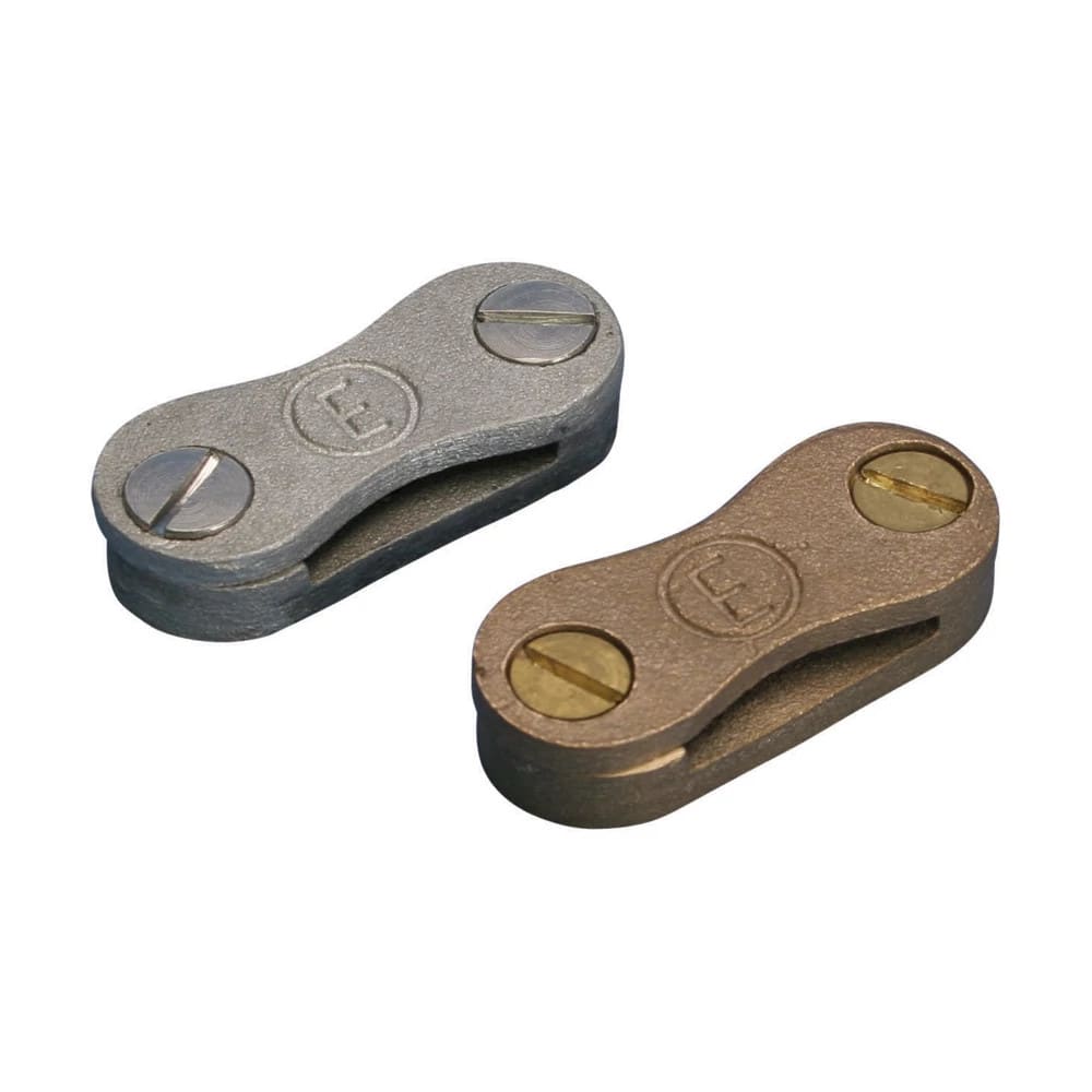 NVENT ERICO - ERI711220 TAPE CLAMP,BRASS,25 X 3 MM TAPE,BARE