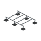 NVENT ERICO - ERI360427 PYRAMID EQ SUP KIT,314MMX6 PC POST BASE