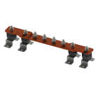 NVENT ERICO - ERIEEB08C506D2A BARRA DI TERRA,8-WAY,DISC,DOPPIA,650MM