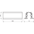 SIGNIFY ITALY SPA - PHA14979000 Sistema binario trifase, Normal, Alluminio, IP30 | Protetto contro l'accesso con un utensile