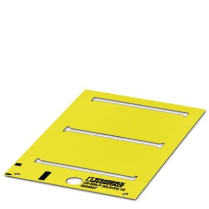 PHOENIX CONTACT - PHC0828907 US-EMLP (85,6X54) YE SIGLATURE UNISHEET