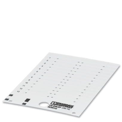 PHOENIX CONTACT - PHC0830343 Cartellino da incollare, da fissare con viti o rivetti