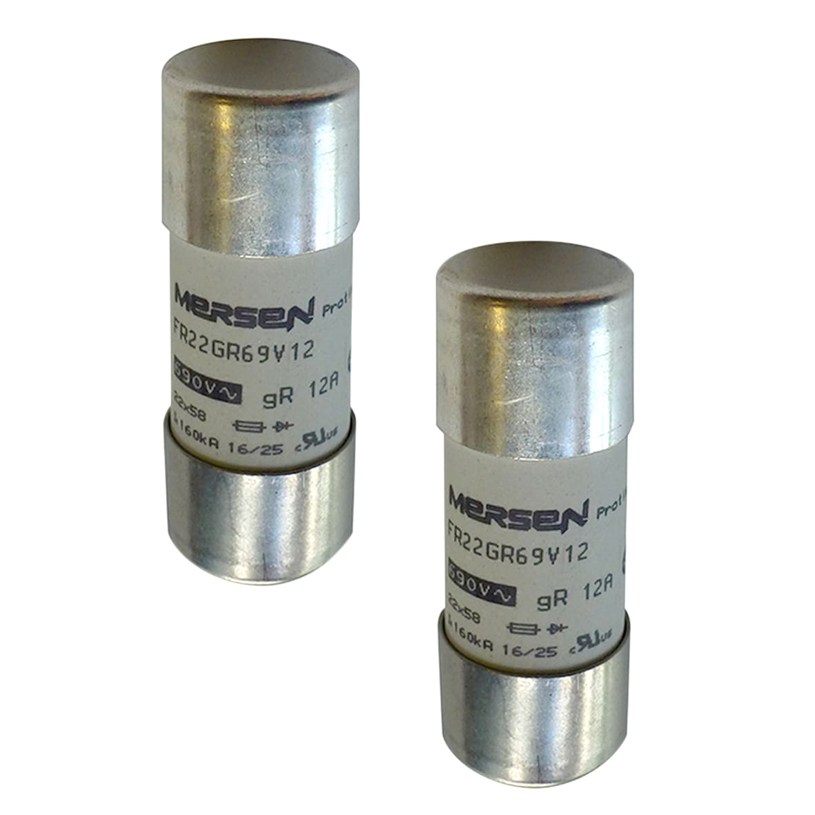 MERSEN ITALIA SPA - XESB1018556 FUS. 22X58 GRC 690VAC SENZA PERC. 40A