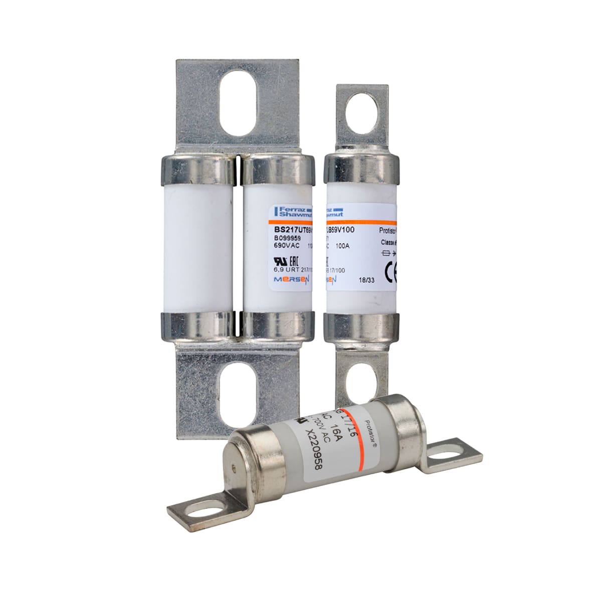 MERSEN ITALIA SPA - XESE220965 FUS.BS88-4 17X49 690V SENZA PERC. GRB 50