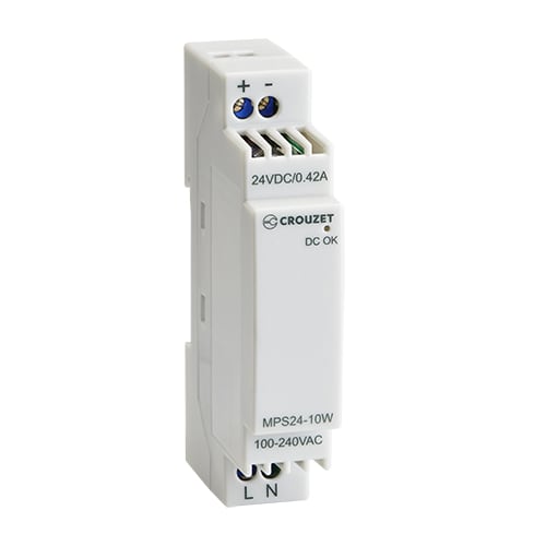 CROUZET - CRO89451001 MODULAR POWER SUPPLY 10 W, 100-240 VAC /