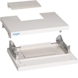 HAGER - HAGFC429 PIASTRA PASSACAVI IP40 Q4 L620