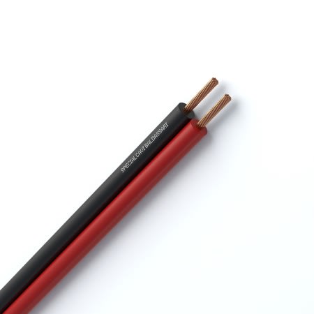 SPECIALCAVI - BDSPRN2100M100 CAVO PIATTINA ROSSO/NERA 2X1,00 ECA