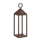 ROSSINI - RSSPIN001CO LAMPADA DA TAVOLO PORTATILE CORTEN LED 2,2W IP54 2700K CRI85 47CM