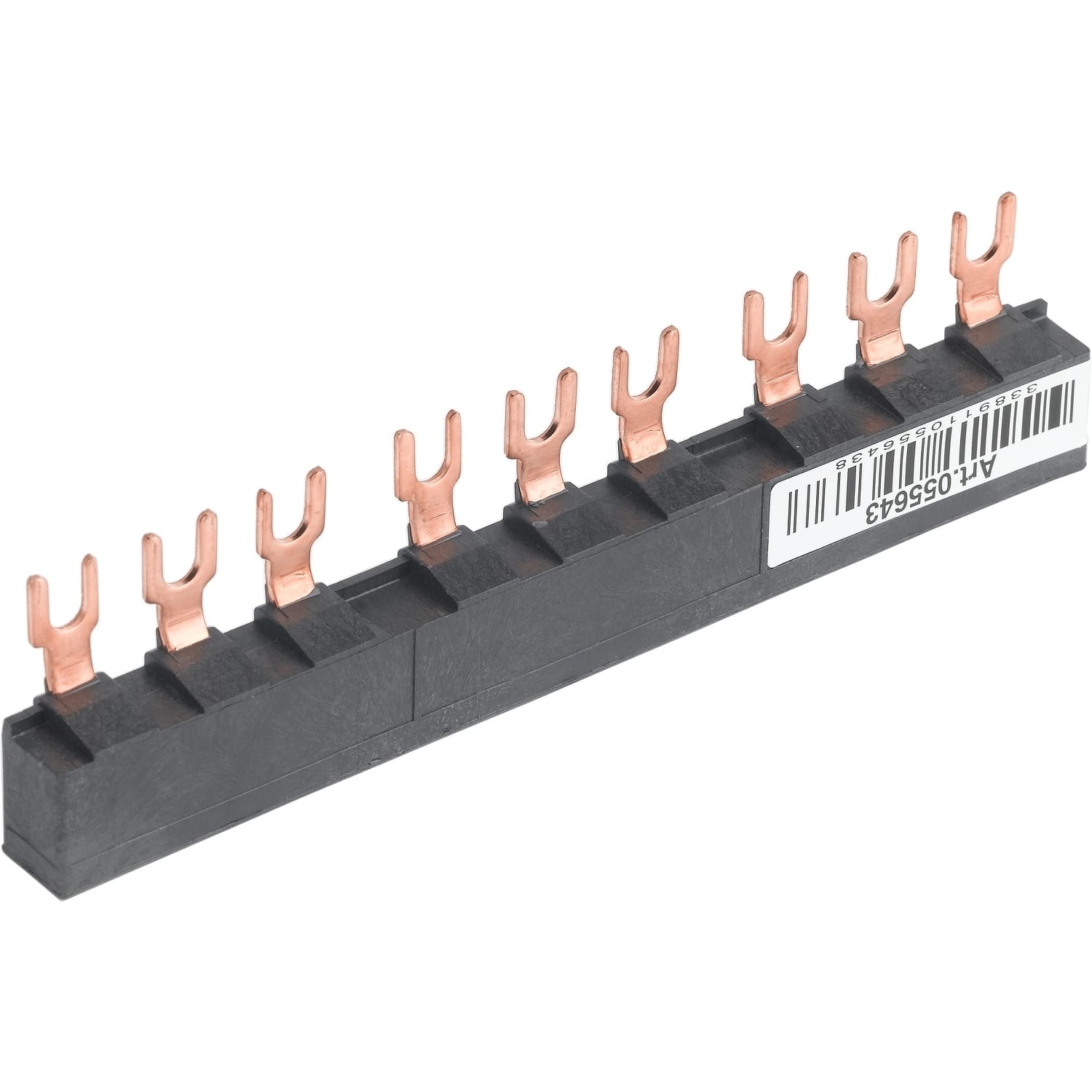 SCHNEIDER ELECTRIC - SNRGV2G345 Sbarra a 3 poli - 63 A - 3 derivazioni - Passo 45 mm