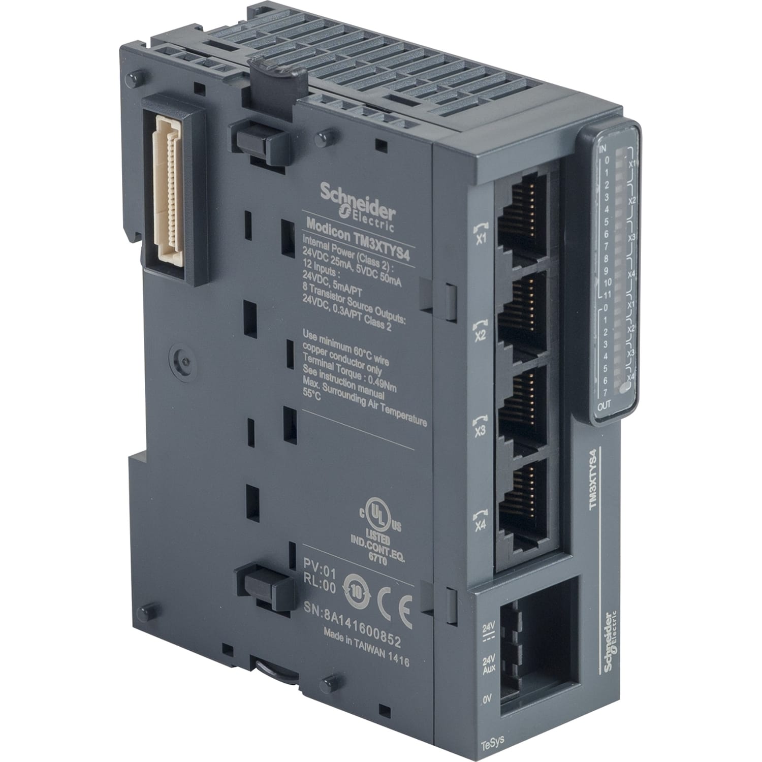 SCHNEIDER ELECTRIC - SNRTM3XTYS4 MODULO TM3 INTERFACCIA TESYS 4XRJ45