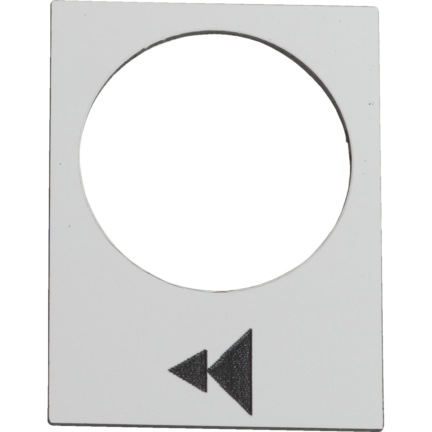 SCHNEIDER ELECTRIC - SNRZB2BY4903 Etichetta - 30×40mm - bianco - sollevamento o destra, lento-veloce