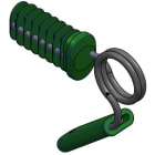 FACAL SRL - FAFPL-307 ATTACCO CON MOLLA COMPLETO - VERDE