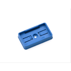 CEMBRE SPA - CEM34462-MD PORTA-TARGA PLR QUADRO 17X52 RIV.BLU MET