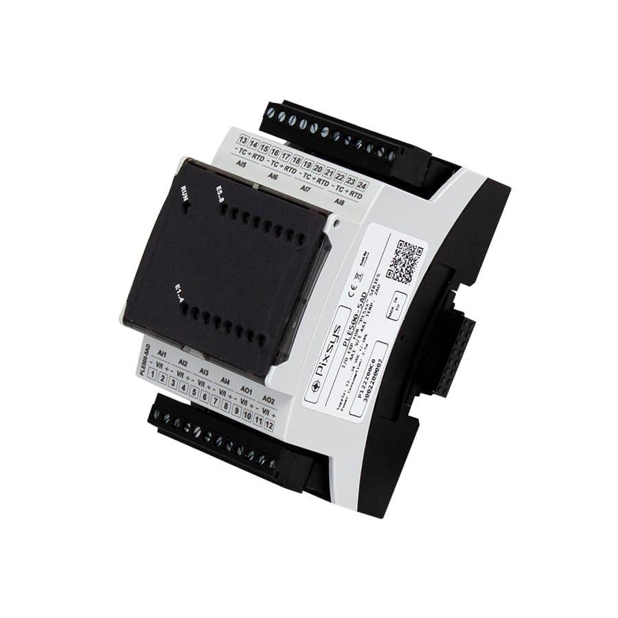 PIXSYS SRL - PIXPLE500-5AD ESPANSIONE PLC 4AI V/I 4AI TEMP. 2AO