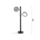 PLATEK LIGHT SRL - PLK8951105.01 PALETTO FROG 160MM - COLORE NERO