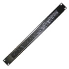 LINK4COM SRLS - LK4PNCS01.9005L Pannello 19 con spazzole da 1U Nero