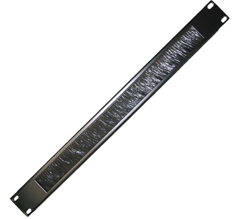 LINK4COM SRLS - LK4PNCS01.9005L Pannello 19 con spazzole da 1U Nero