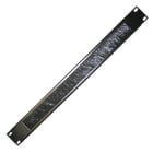 LINK4COM SRLS - LK4PNCS01.9005L Pannello 19 con spazzole da 1U Nero