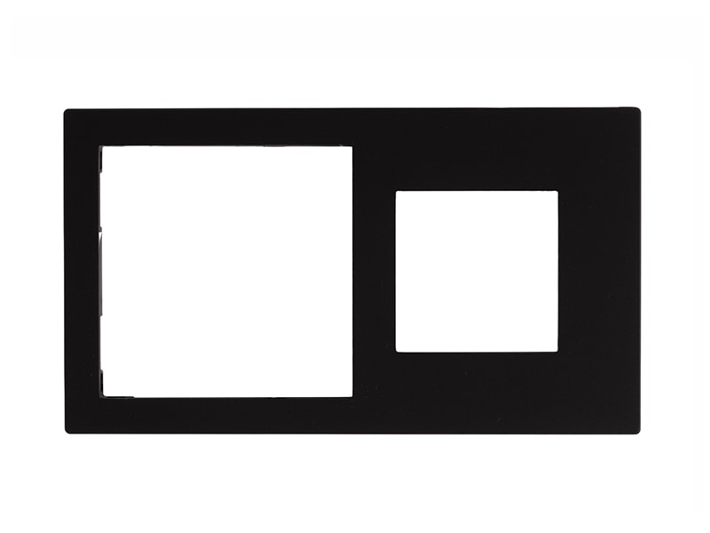 EELECTRON SPA - EEXPO71A45PL-3 PLACCA DOPPIA 71+45 PL VERN. NERO