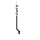 PERFORMANCE IN LIGHT - PRI008981 VITE UNCINO M10 X FLANGIA