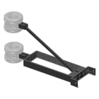 PERFORMANCE IN LIGHT - PRI14473096 Supporto scorrevole in alluminio grigio adatto per installare su pali Ø60÷76mm n°1 apparecchio SQUARE+1.