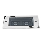 PERFORMANCE IN LIGHT - PRI301463 STEEL 20 SQUARE 6 LED 6,6W NB 8° 3000K