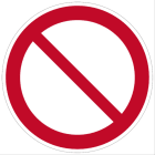 CEMBRE SPA - CEM212703 ETICHETTA PS-AP DIVIETO GENERICO 100MM.