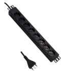 LINK4COM SRLS - LK4PS1U8P-A 8 prese 19 1U spia 16A 230V cavo 3m