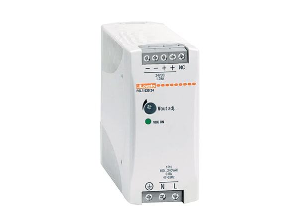LOVATO - LOVPSL106024 ALIMENTAT. 100-240VAC 1PH OUT 24VDC 60W