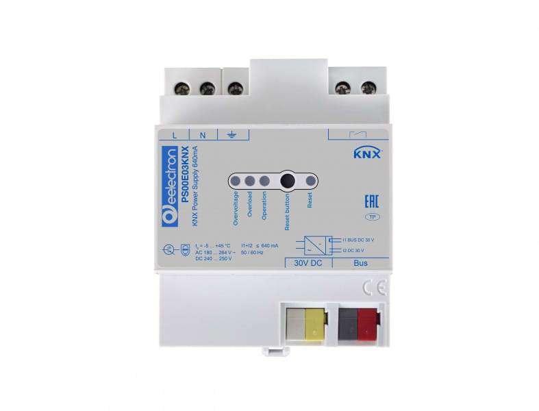 EELECTRON SPA - EEXPS00E03KNX ALIM. BUS KNX 640MA-TENS.NOM. AC 180-264