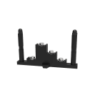 TEKNOMEGA SRL - TKGPSP1000 SUPPORTO RIPARTITORE 160-250A T+N DRITTE