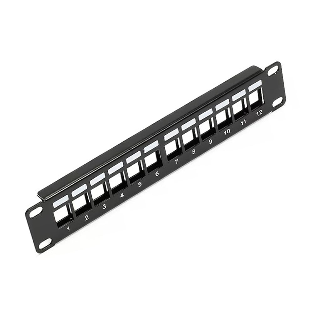 LINK4COM SRLS - LK4PTH101P12T01 Patch panel 10  1U 12 porte vuoto