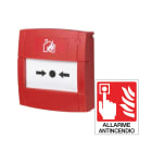 SIRENA - SIR55957 PULSANTE INCENDIO IP24